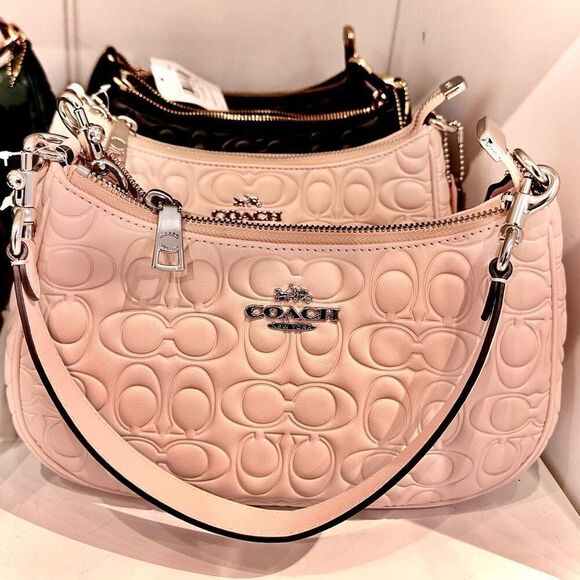NWT❤️ COACH NWT Coach Teri Shoulder Bag In Signature Leather CY774 Crossbody - Picture 2 of 8